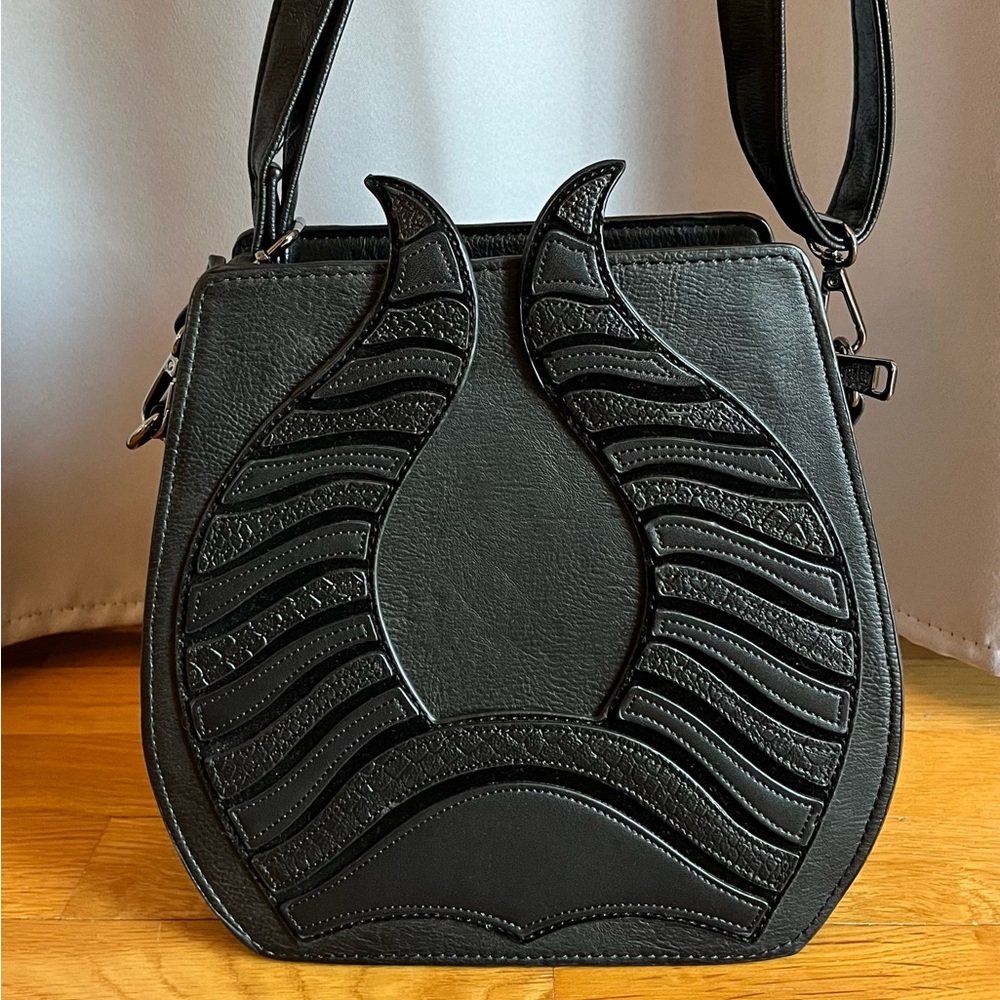 Loungefly Disney Sleeping Beauty Maleficent Horns Crossbody Bag